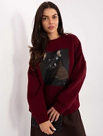 Mikina MI BL 4216 1.82 bordó