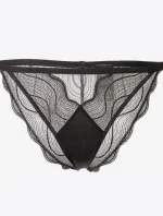 Dámské brazilky QF6949E UB1 černá - Calvin Klein