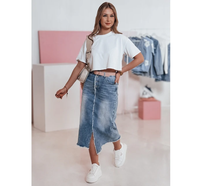 VINTAGO FashionStreet dámská džínová midi sukně CY0474