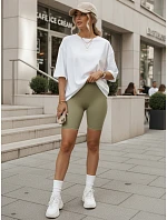 Dámské sportovní cyklistické šortky, zelené, FashionStreet SY0567 Dámské sportovní cyklistické šortky, zelené, FashionStreet SY0567