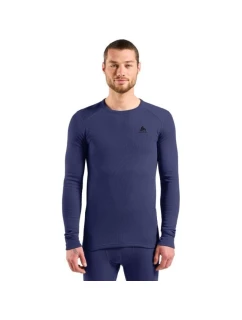 Odlo BL TOP spodní prádlo s dlouhým rukávem l/s ACTIVE WARM velikost L Blue