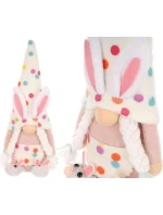 SKŘÍTEK SKŘÍTEK ZAJÍC 25CM HRÁŠEK DÍVKA JARNÍ DEKORACE