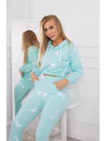 Sada s potiskem pistole mint Sada s potiskem pistole mint