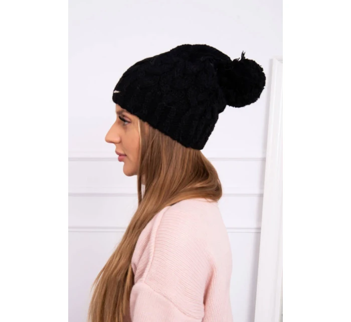 Fleecová čepice Waleria K307 černá Fleecová čepice Waleria K307 černá