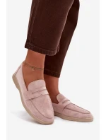 Dámské z eko semiše Špinavě růžová model 21900438 - Boto