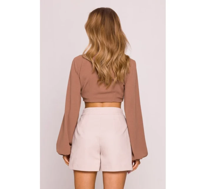 model 21136117 Džínové šortky béžové - Moe