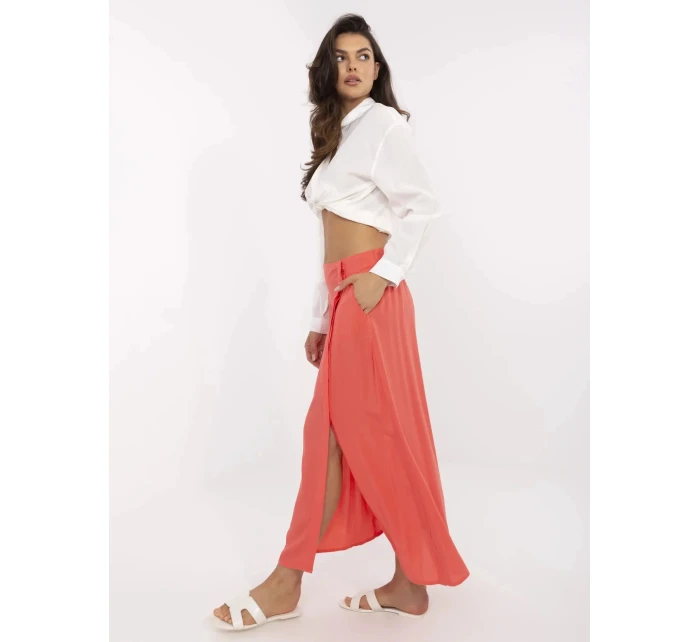 Sukně model 21273600 korálová - FPrice Sukně model 21273600 korálová - FPrice