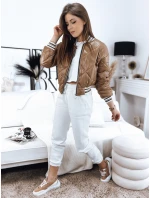 Dámská bunda BOMBER camel FashionStreet TY3431