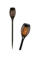 DANCING FLAMES SOLAR LAMP 12 LED SMD 7x7x50CM