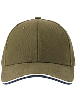 Atlantis Headwear Pilot Piping Sandwich-S 6 panelová těžká sandwich křiltovka 33.0274 olive Atlantis Headwear Pilot Piping Sandwich-S 6 panelová těžká sandwich křiltovka 33.0274 olive
