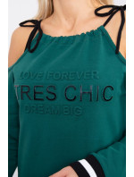 Tres Chic zelené šaty