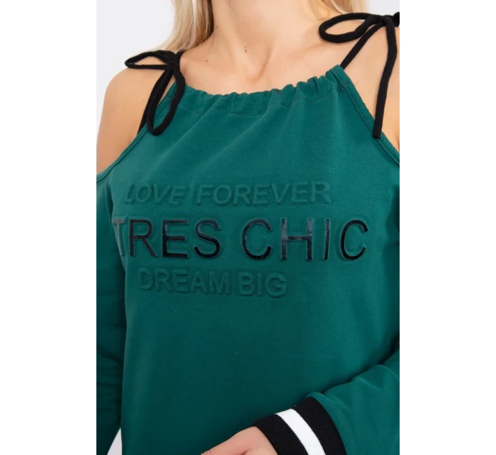 Tres Chic zelené šaty Tres Chic zelené šaty