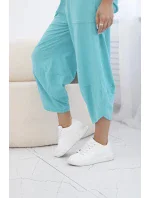 Bavlněný komplet halenka + kalhoty mincovna Bavlněný komplet halenka + kalhoty mincovna