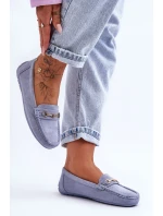 Dámské klasické semišové mokasíny modré model 21625458 - Boto Dámské klasické semišové mokasíny modré model 21625458 - Boto