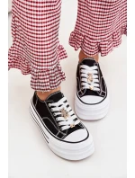 Dámské Tenisky Na Platformě Se Zlatými Černé model 21701238 - Boto Dámské Tenisky Na Platformě Se Zlatými Černé model 21701238 - Boto