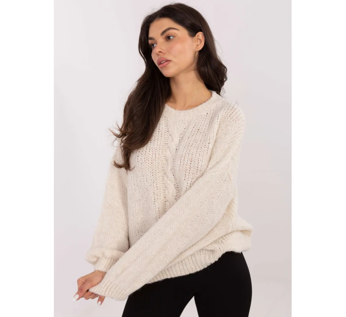 Jumper MI SW 1610.18 světle béžový Jumper MI SW 1610.18 světle béžový