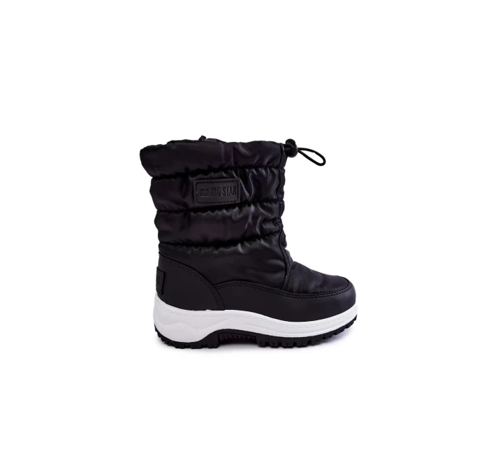 Dětské Sněhule On Slider Big Star KK374235 Černe