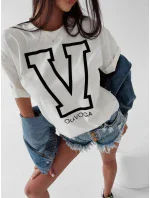 Dámské tričko model 18503384 ecru - Ola Voga