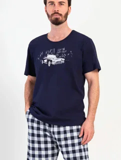 Pánské pyžamo šortky Old model 20986138 - Vienetta MAN