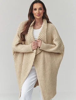 Svetr na zapínání  model 226881 Makadamia