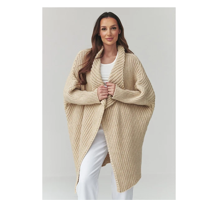 Svetr na zapínání model 226881 Makadamia Svetr na zapínání model 226881 Makadamia