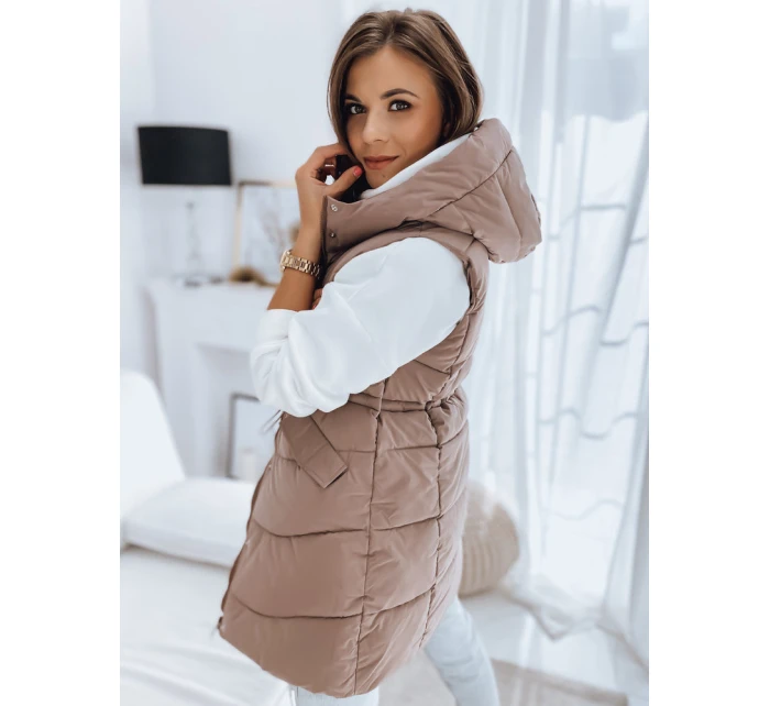 Dámská prošívaná vesta GAMIS růžová FashionStreet TY3292