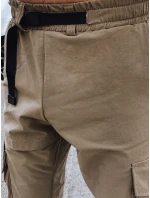 Pánské bojové kalhoty béžové FashionStreet UX4305 Pánské bojové kalhoty béžové FashionStreet UX4305