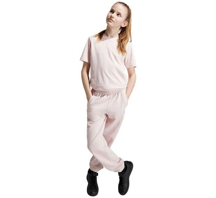 Kalhoty adidas Essentials Small Logo Feel Cozy Fleece Jr JF8746