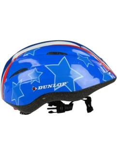 DĚTSKÁ NASTAVITELNÁ CYKLISTICKÁ PŘILBA DUNLOP R. (48-52CM) MODRÁ