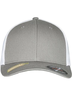 Flexfit 6511RM 6 panelová Trucker kšiltovka "Recycled" 55.11RM grey/white