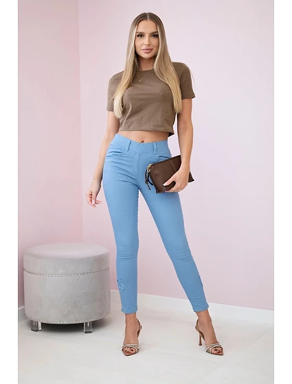 Kalhoty z s mašlí z model 20882901 - K-Fashion Kalhoty z s mašlí z model 20882901 - K-Fashion