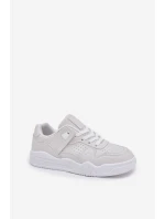 Dámské Sportovní Boty Tenisky Z Eko Kůže Bílé Telisiria Dámské Sportovní Boty Tenisky Z Eko Kůže Bílé Telisiria