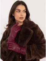 Rukavice AT RK model 20585852 bordó - FPrice