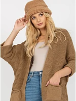 Kardigan LO SW LK 3002.98P tmavě béžový