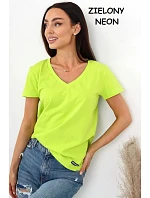 Dámské tričko Serek s krátkým rukávem hnědé - Off Pink