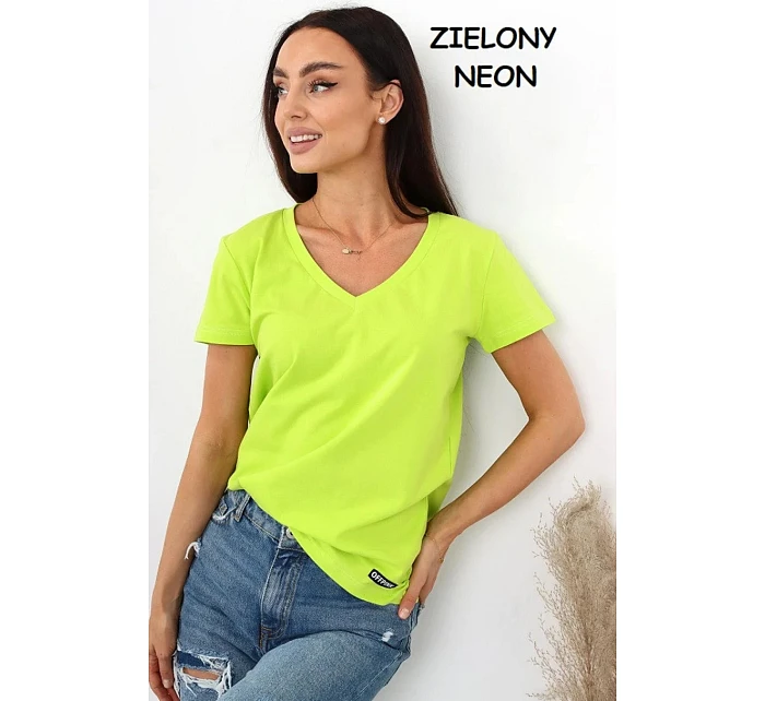 Dámské tričko Serek s krátkým rukávem hnědé - Off Pink