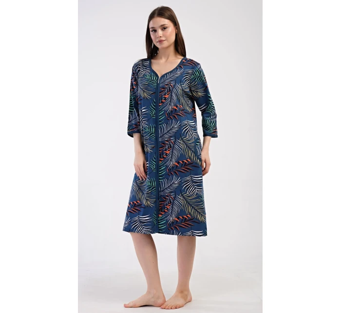 Dámské domácí šaty s tříčtvrtečním rukávem Barbara Dámské domácí šaty s tříčtvrtečním rukávem Barbara