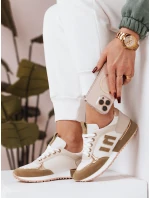 Dámské tenisky LENSI khaki FashionStreet ZY0037