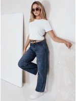 Dámské modré džíny s širokými nohavicemi Dstreet model 21992494 - FashionStreet Dámské modré džíny s širokými nohavicemi Dstreet model 21992494 - FashionStreet