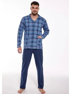 pyžamo model 21143213 S2XL pánské pyžamo na zip - Cornette