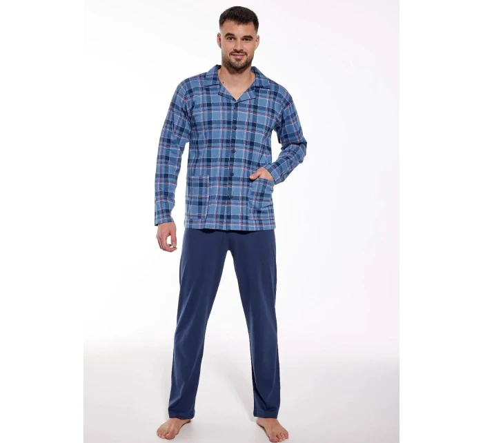 pyžamo model 21143213 S2XL pánské pyžamo na zip - Cornette pyžamo model 21143213 S2XL pánské pyžamo na zip - Cornette