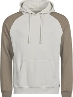Tee Jays TJ 5156 Mikina s kapucí 2-barevná "Unlabeled" 18.5156 cement/clay