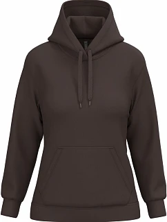 K 473 Dámská mikina s kapucí model 22431022 chocolate - Kariban
