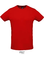 SOL'S Sprint Unisex piqué sportovní tričko 25.2995 red