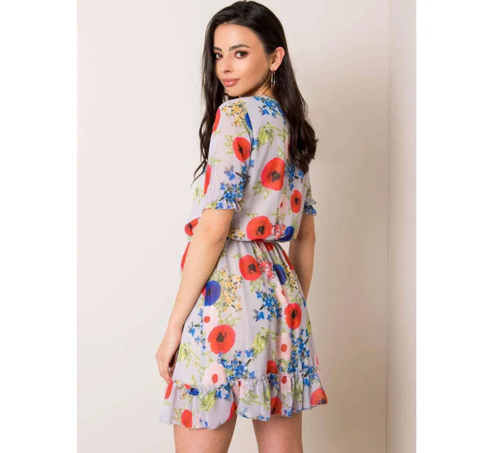 Šaty LK SK 507626.70 světle šedá