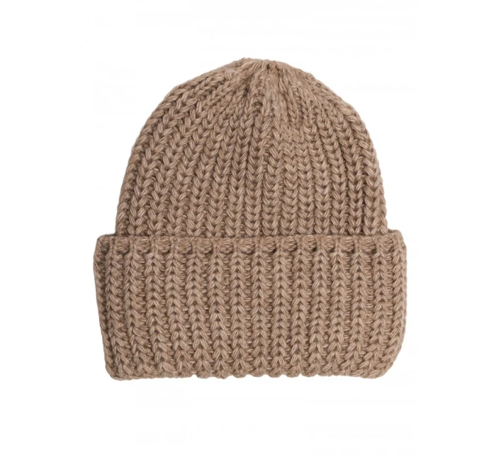 model 21417242 Žebrovaná čepice béžová - Moe