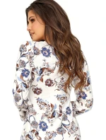 Dámská noční košilka Naomi Ecru vzor - Donna