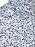 Pánská bílá košile s krátkým rukávem FashionStreet KX1072