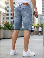 Pánské džínové šortky modré SX2582