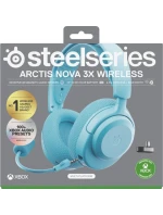 Bezdrátová sluchátka Steelseries Arctis Nova 3X pro Xbox, Aqua Bezdrátová sluchátka Steelseries Arctis Nova 3X pro Xbox, Aqua